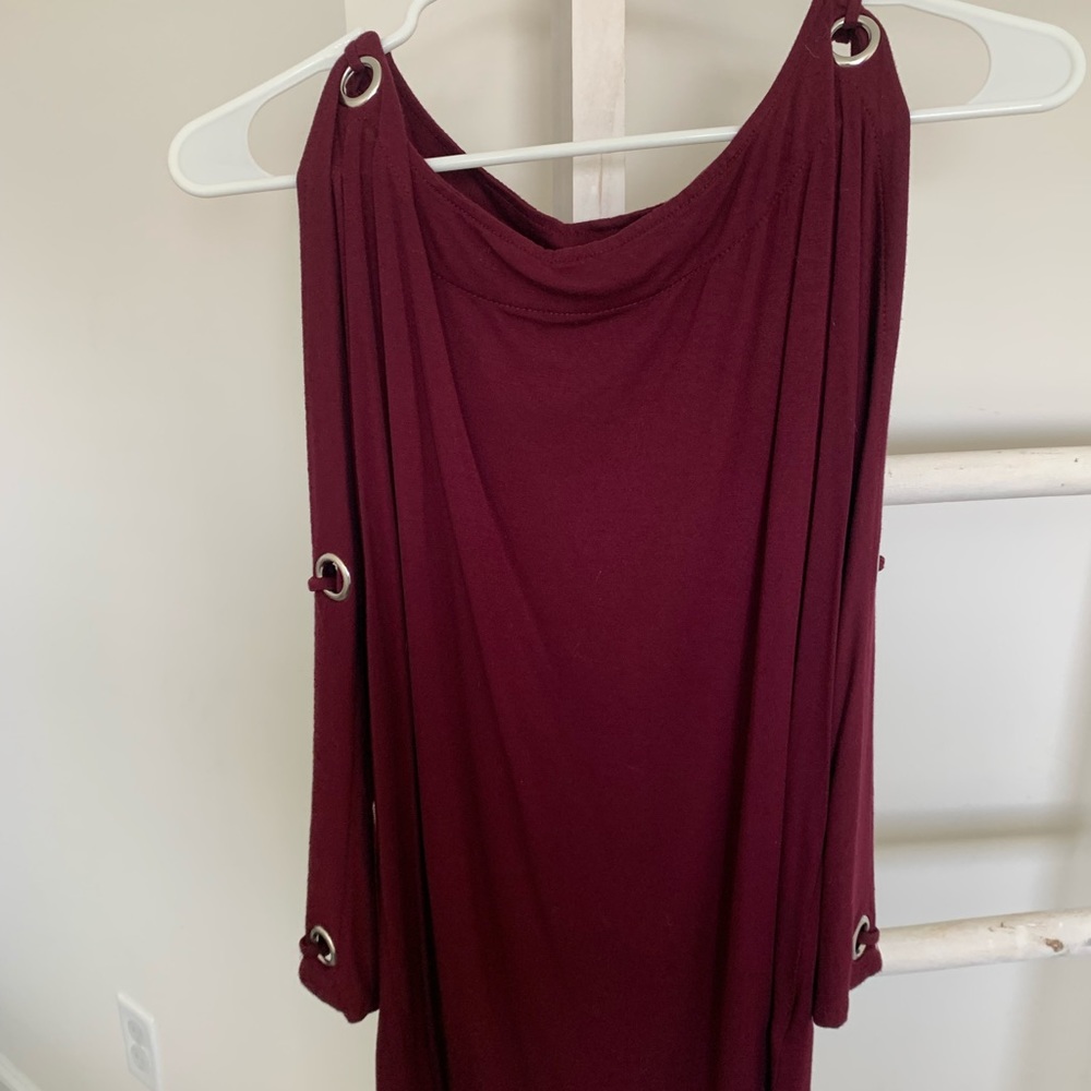 Small deep purple shirt
